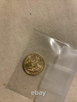 1/10 Oz American Gold Eagle 2005 Bu. 9999 Fine Gold