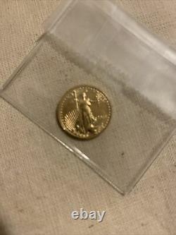 1/10 Oz American Gold Eagle 2005 Bu. 9999 Fine Gold