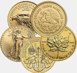 1/10 oz. 9999 Fine Gold Coin Random Year & Design 1/10 oz. 9999 Fine Gold Coin Random Year & Design