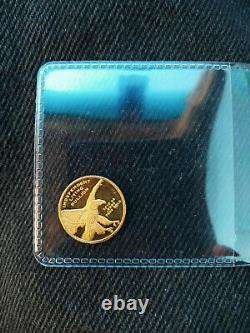 1/10 oz. Liberty coin. 9999 Fine Gold Eagle