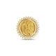 1/10oz Fine Gold Lady Liberty Diamond Coin Ring