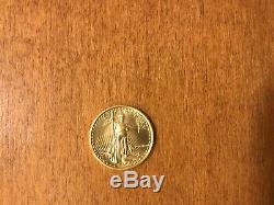 (1) 1986 $5 Gold American Eagle 1/10 Oz Fine Gold Bullion Coin
