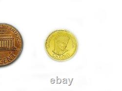 1/20 oz Gold Venezuela Chacao Ley 900 Coin 1.552 GRAMS SOLID FINE GOLD