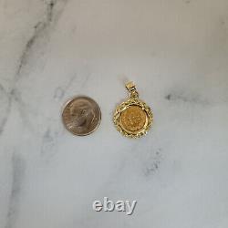 1/20OZ Fine Gold Panda Coin Pendant 14k Yellow Gold gift for him, her, them