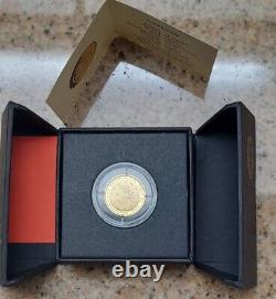 1/4 Oz. 999 Fine Gold German Commemorative Coin 2017 50 Euro LutherRose