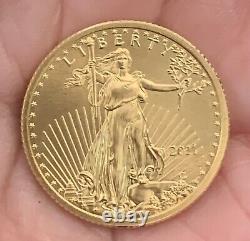 1/4 ounce pure fine GOLD coin Liberty 2011 + American GOLD Eagle