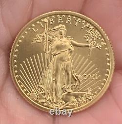 1/4 ounce pure fine GOLD coin Liberty 2011 + American GOLD Eagle