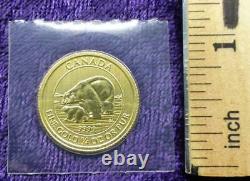 1/4 oz. 9999 Fine GOLD Canada $10 Polar Bear & Cub Coin, 0.25 Troy Ounce Gold