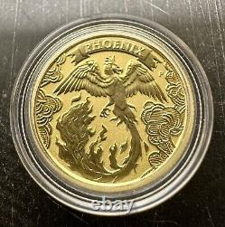 1/4oz. 9999 Fine Gold 2022 Australian Phoenix (BU)