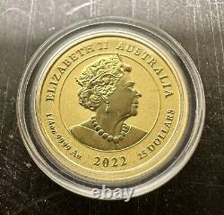 1/4oz. 9999 Fine Gold 2022 Australian Phoenix (BU)