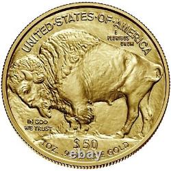 1 Gold American buffalo 1 Troy oz. 9999 Fine Gold $50 US Mint Random Year Coin