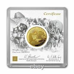 1 Gram 999.9 Fine Gold Bullion Armenia NOAH'S ARK Coin w COA 2021