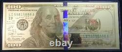 1 Gram. 999 fine Gold Benjamin Franklin $100 Bill Superb Condition #OC64