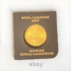 1 Gram Gold Maple Leaf Coin 2023 (In Assay). 9999 Fine Bullion Gold Coin