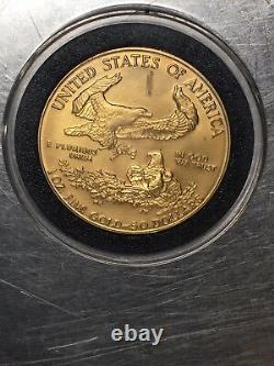 1 Oz. Fine Gold $50 Dollars Coin Tested