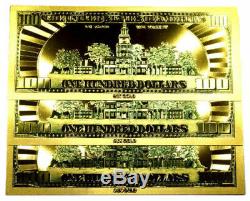 1 Troy Ounce. 999 Fine 2016 American Silver Eagle Bu + 99.9% 24k Gold $100 Bill