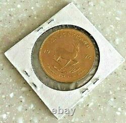 1 Troy Ounce Fine Gold South African Krugerrand Coin 1976 BU Pristine