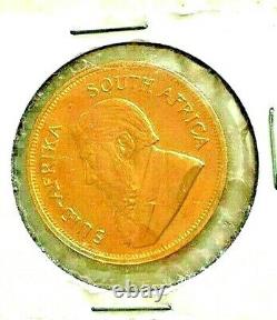 1 Troy Ounce Fine Gold South African Krugerrand Coin 1978 BU Pristine