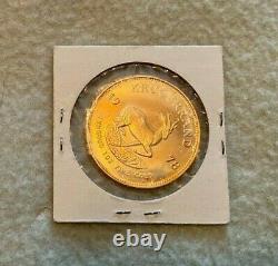 1 Troy Ounce Fine Gold South African Krugerrand Coin 1978 BU Pristine
