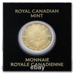 1 gram Canada Gold Maple Leaf 50C from Gold Maplegram25T 9999 Fine Random Date