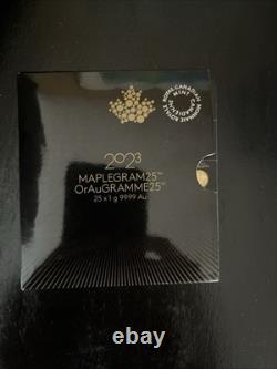 1 gram Canada Gold Maple Leaf 50C from Gold Maplegram25T 9999 Fine Random Date