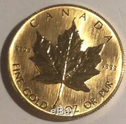 1 oz 1985 Canada Gold Maple Leaf Coin Fine Gold pure. 9999 $50 Dollar