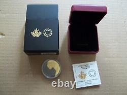 1 oz 2021 BLACK AND GOLD THE GREY WOLF FINE SILVER COIN