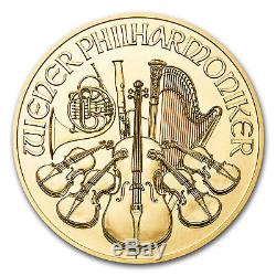 1 oz Austria Philharmonic Gold Random Year 1 oz. 9999 fine Gold Coin
