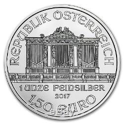 1 oz Austrian Philharmonic Silver Random Year 1 oz. 999 fine Silver Coin