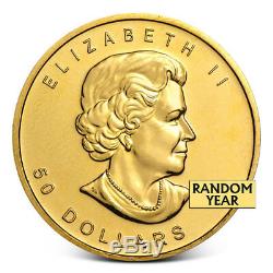 1 oz Canada $50.999+ Fine Gold Maple Leaf Coin