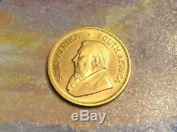 1 oz. Fine Gold South African Krugerrand Coin 1977, Beautiful