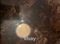 1 oz Gold Coin Credit Suisse, condition Fine, size 40mmx40mmx3mm