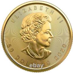 1 oz Gold Maple Leaf Coin Canadian Coin. 9999 Fine Gold