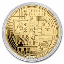 1 oz Gold Round Bitcoin 1 oz Gold Round Bitcoin