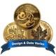1-oz Random World Gold Coin. 999 Fine Impaired