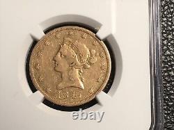 10.00 Liberty Gold Coin 1847-O NGC 25 Very Fine Nice Original Early Date