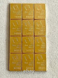 10- 1 Gram, (999.9 Fine) Gold Valcambi Bars, See Other Gold, Silver & Coins