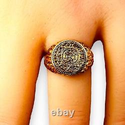 10k Yellow Gold Coin Nugget Ring Vintage