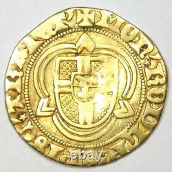 1431-1455 Netherlands Utrecht Rudolph Gold Goldgulden Coin 1GG VF Details