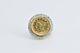 14k 1850-o $2.50 Liberty Head Coin Diamond Ring Yellow Gold 06