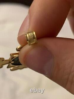 14k Yellow Gold Vintage Cross With Ancient Coin