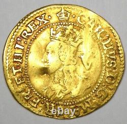 1625-1649 England Britain Gold Charles I Crown G1C. Fine Detail Rare Gold Coin