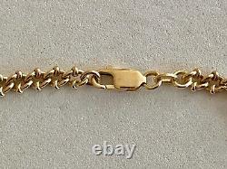 17 1/2- Solid. 375 Fine Gold Italian Chain, See Other Gold Jewelry & Coins