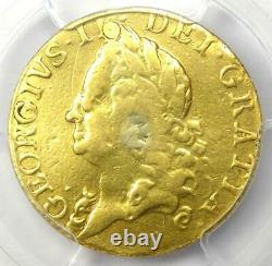 1752 England Great Britain George II Gold Guinea Coin 1G PCGS Fine Details