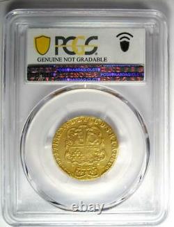 1752 England Great Britain George II Gold Guinea Coin 1G PCGS Fine Details