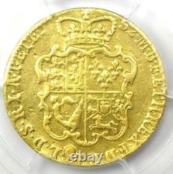 1752 England Great Britain George II Gold Guinea Coin 1G PCGS Fine Details