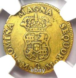 1761/0-MO Mexico Gold Charles III Escudo Coin Certified NGC Fine Details