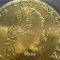 1787 Britain UK George III Gold Guinea Coin 1G XF40 Extra Fine Details Rare