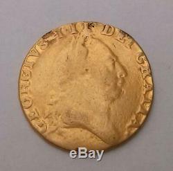 1787 Gold Full Guinea Coin George III Fine 22ct 8.1g