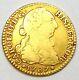 1787 Spain Charles Iv Escudo Gold Coin 1e Fine / Vf Details Rare Gold Coin
